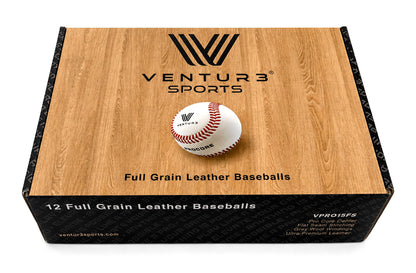 Ventur3 Sports VPRO15FS low seam baseball, carton closed