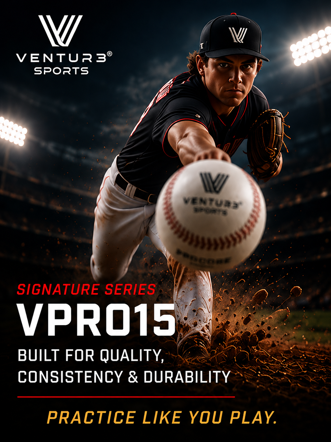 Ventur3 VPRO15 Signature Series action shot