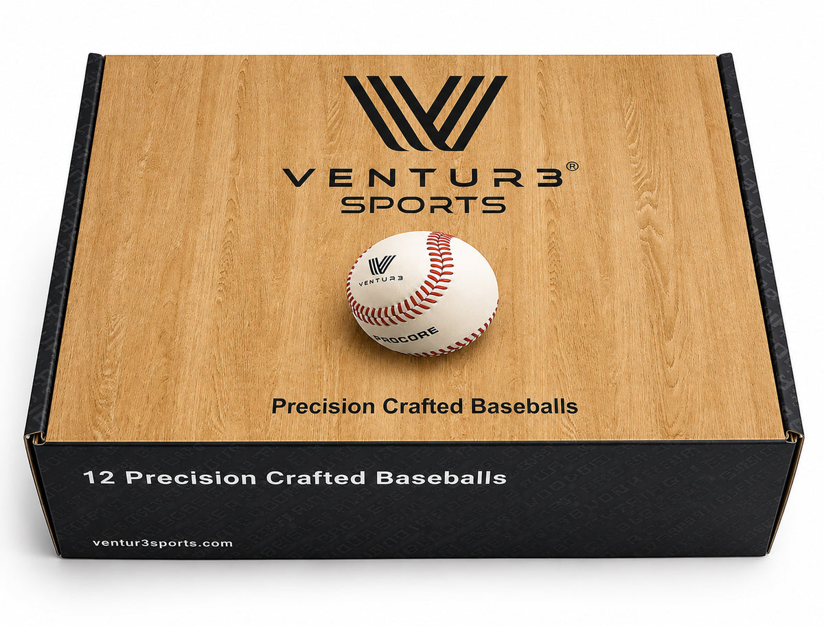 Ventur3 Sports VPRO85FS low seam baseball, carton closed
