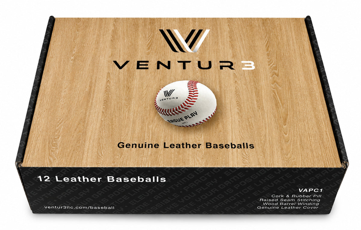 Ventur3 Sports VAPC1 League Play baseball, carton closed