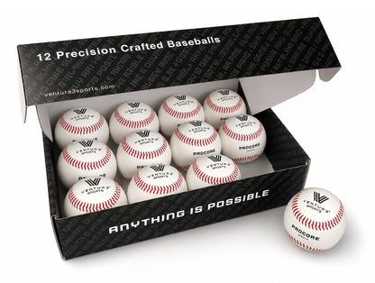 Ventur3 Sports VPRO1FS low seam baseball, carton open