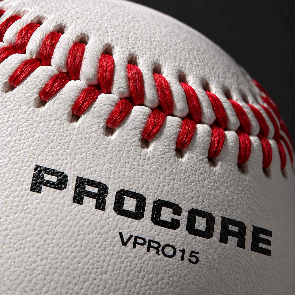 Macro of the VPRO15 cover showing the raised seam and the PROCORE stamp